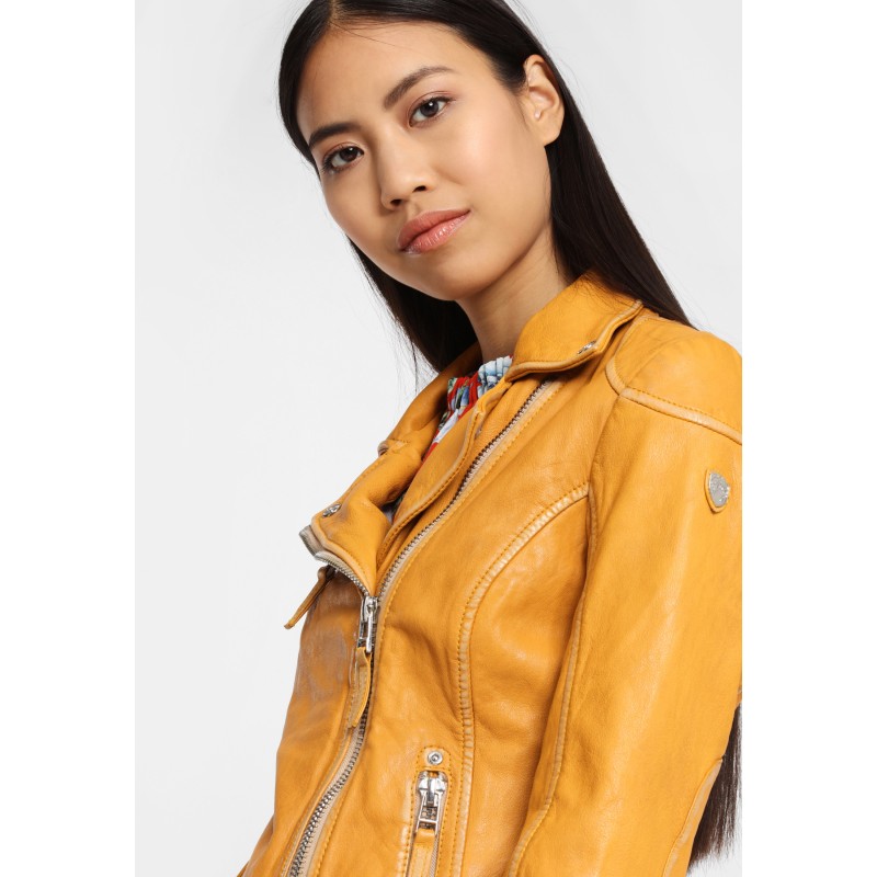 Geaca de Piele Dama Gipsy Galbena PGG W20 LABAGV – IMBRACAMINTE