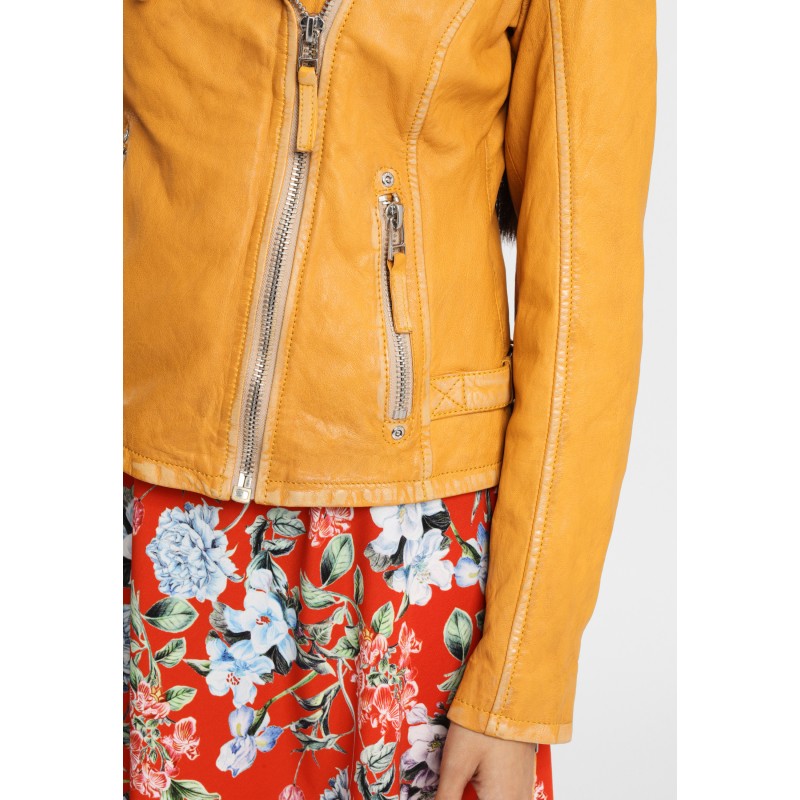 Geaca de Piele Dama Gipsy Galbena PGG W20 LABAGV – IMBRACAMINTE