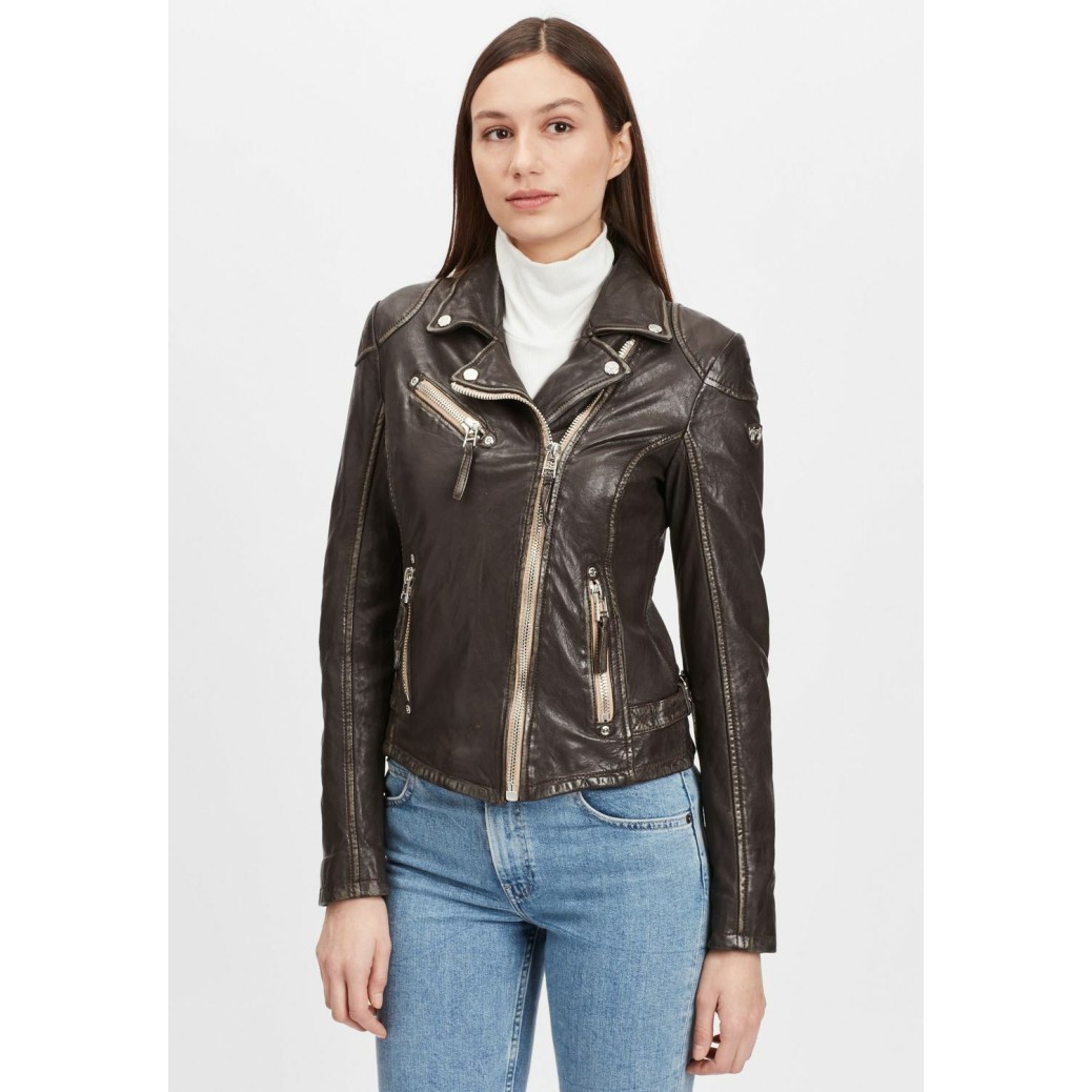 Geaca de Piele Dama Gipsy Maro Inchis PGG W21 LABAGV – IMBRACAMINTE Geaca de Piele Dama Gipsy Maro Inchis PGG W21 LABAGV – IMBRACAMINTE