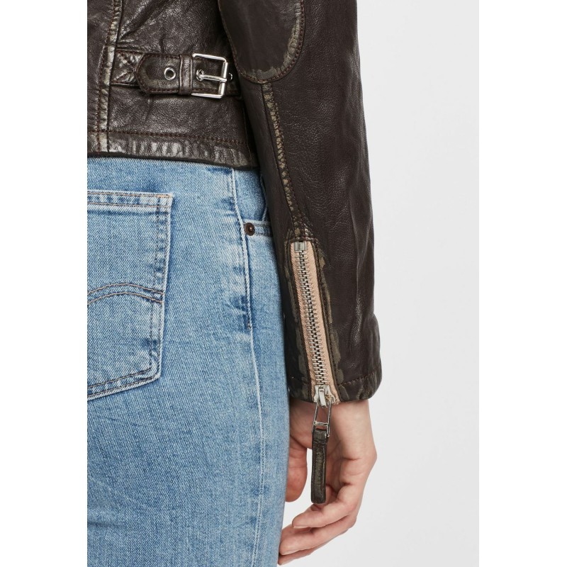 Geaca de Piele Dama Gipsy Maro Inchis PGG W21 LABAGV – IMBRACAMINTE