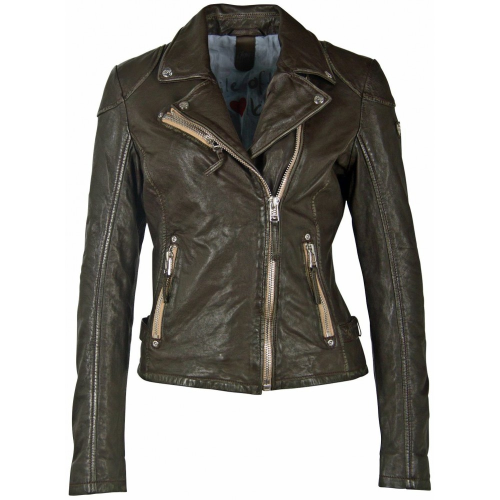 Geaca de Piele Dama Gipsy Maro Inchis PGG W21 LABAGV - readytowear