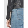 Geaca de Piele Dama Gipsy Bleumarin Inchis PGG W21 LABAGV geci de piele - readytowear.ro