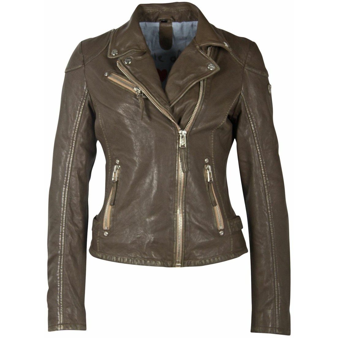 Geaca de Piele Dama Gipsy Olive PGG W21 LABAGV – IMBRACAMINTE Geaca de Piele Dama Gipsy Olive PGG W21 LABAGV – IMBRACAMINTE