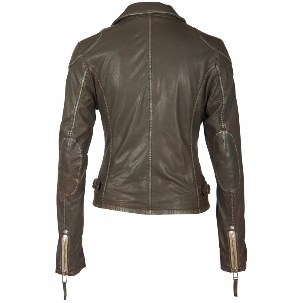 Geaca de Piele Dama Gipsy Olive PGG W21 LABAGV Geaca de Piele Dama Gipsy Olive PGG W21 LABAGV - readytowear.ro
