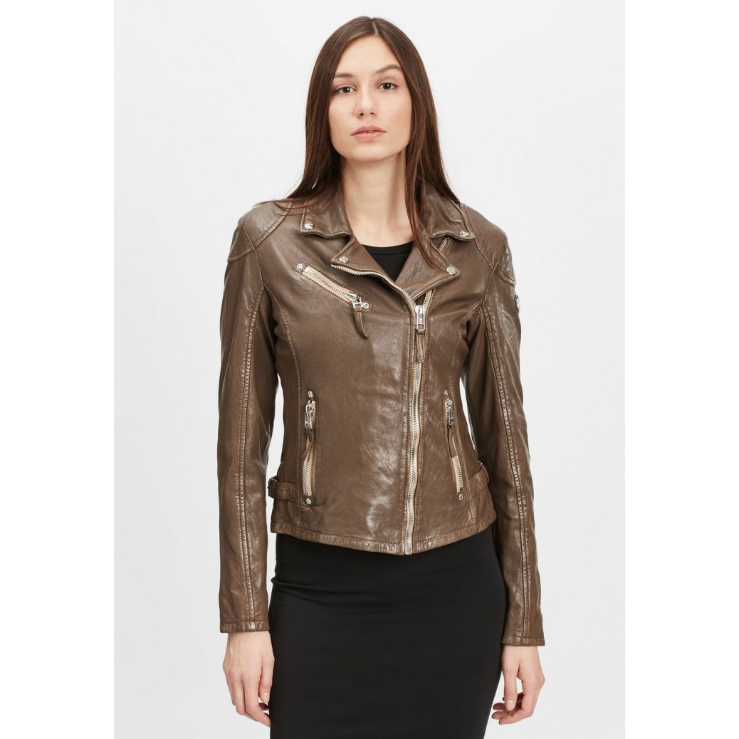 Geaca de Piele Dama Gipsy Olive PGG W21 LABAGV – IMBRACAMINTE Geaca de Piele Dama Gipsy Olive PGG W21 LABAGV – IMBRACAMINTE