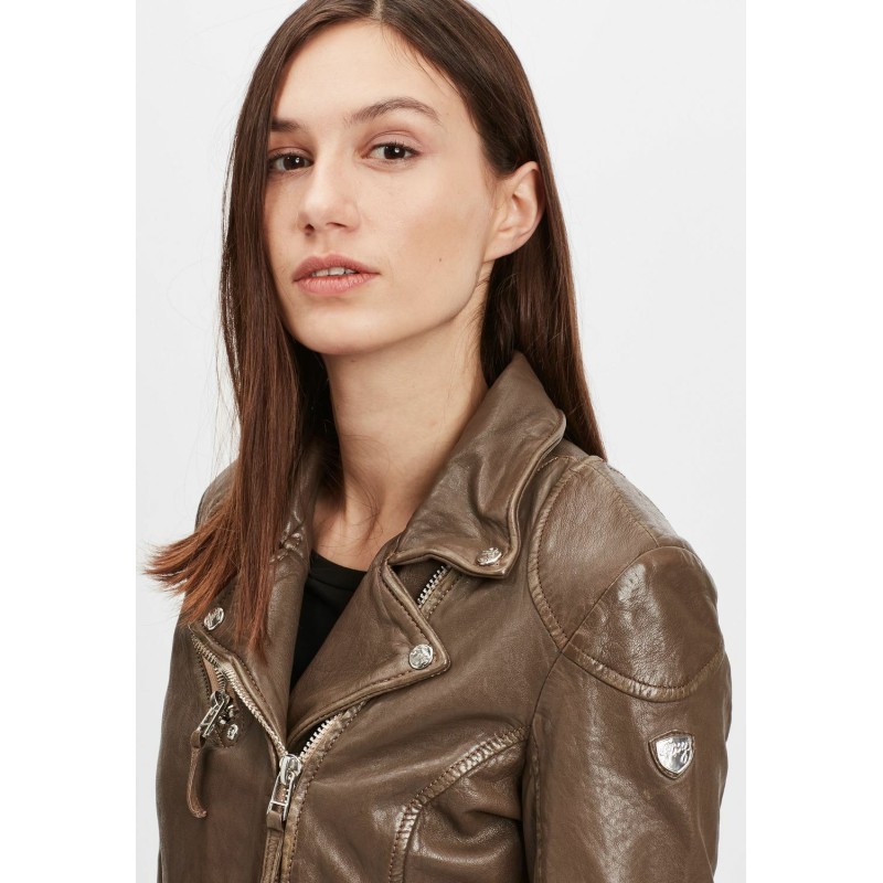 Geaca de Piele Dama Gipsy Olive PGG W21 LABAGV – IMBRACAMINTE Geaca de Piele Dama Gipsy Olive PGG W21 LABAGV – IMBRACAMINTE