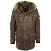 Geaca de Piele Naturala Barbati Gipsy Maro Inchis Pat W17 NSLONTV Geaca de Piele Naturala Barbati Gipsy Maro Inchis Pat W17 NSLONTV - readytowear