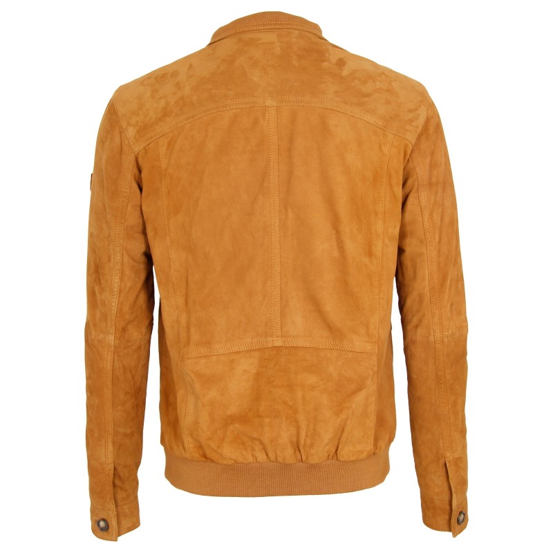 Geaca de Piele Naturala Barbati Gipsy Coniac Pax ZV – IMBRACAMINTE