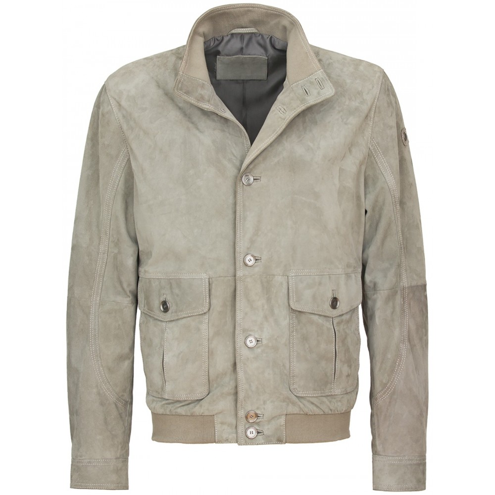 Geaca de Piele Naturala Barbati Gipsy Gri Pax ZV Geaca de Piele Naturala Barbati Gipsy Gri Pax ZV - readytowear