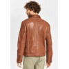 Geaca de Piele Barbati Deercraft Maro Inchis Pier NSLONTV geci de piele - readytowear.ro