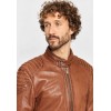 Geaca de Piele Barbati Deercraft Maro Inchis Pier NSLONTV geci de piele - readytowear.ro