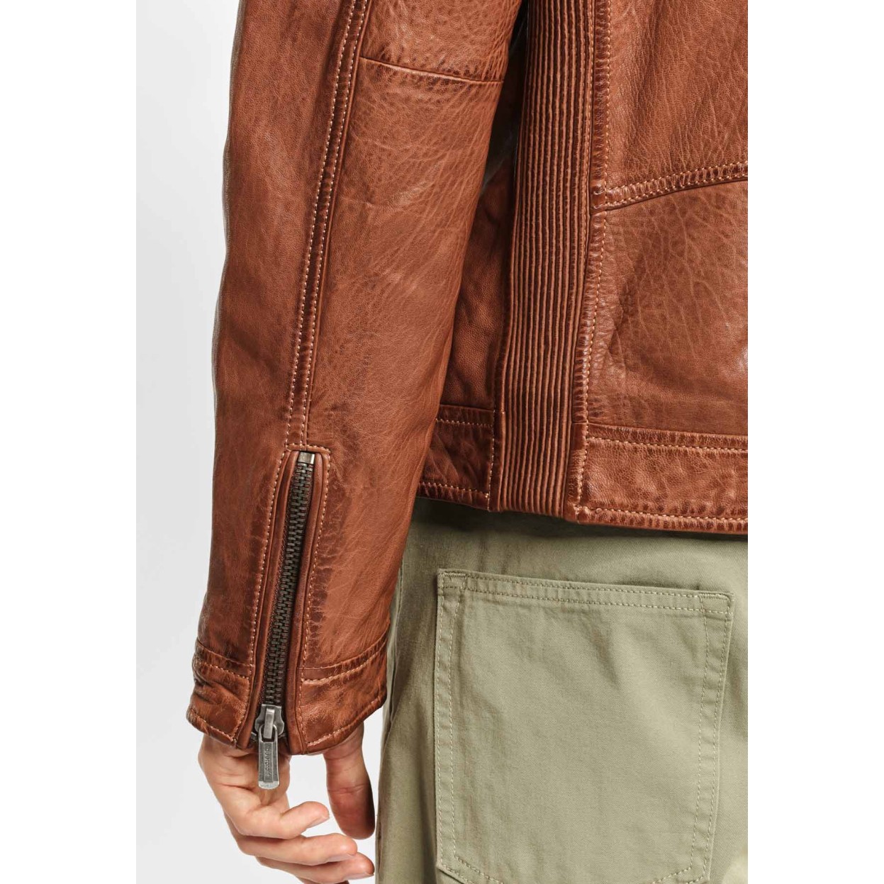 Geaca de Piele Barbati Deercraft Maro Inchis Pier NSLONTV – IMBRACAMINTE