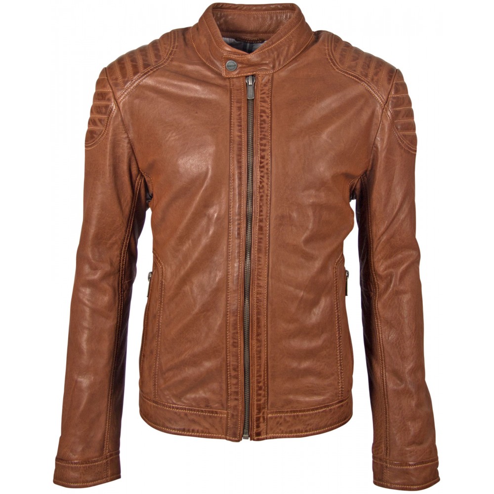 Geaca de Piele Barbati Deercraft Maro Inchis Pier NSLONTV Geaca de Piele Barbati Deercraft Maro Inchis Pier NSLONTV - readytowear