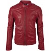 Geaca de Piele Naturala Barbati Gipsy Rosu Inchis Pier NSLONTV Geaca de Piele Naturala Barbati Gipsy Rosu Inchis Pier NSLONTV - readytowear