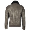 Geaca de Piele Naturala Barbati Gipsy Gri Pilot W19 NZROV W Geaca de Piele Naturala Barbati Gipsy Gri Pilot W19 NZROV W - readytowear.ro