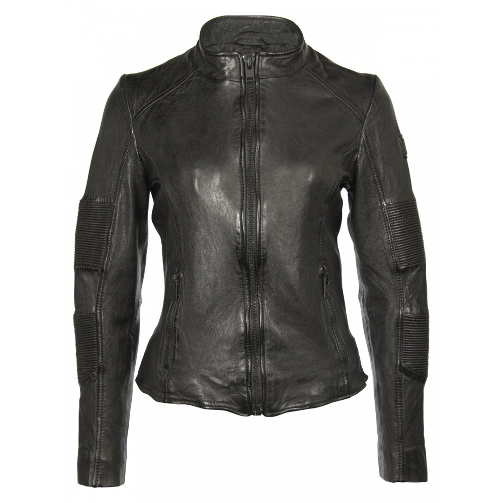 Geaca din Piele Naturala Dama Gipsy Neagra Promise SF LVW Geaca din Piele Naturala Dama Gipsy Neagra Promise SF LVW - readytowear