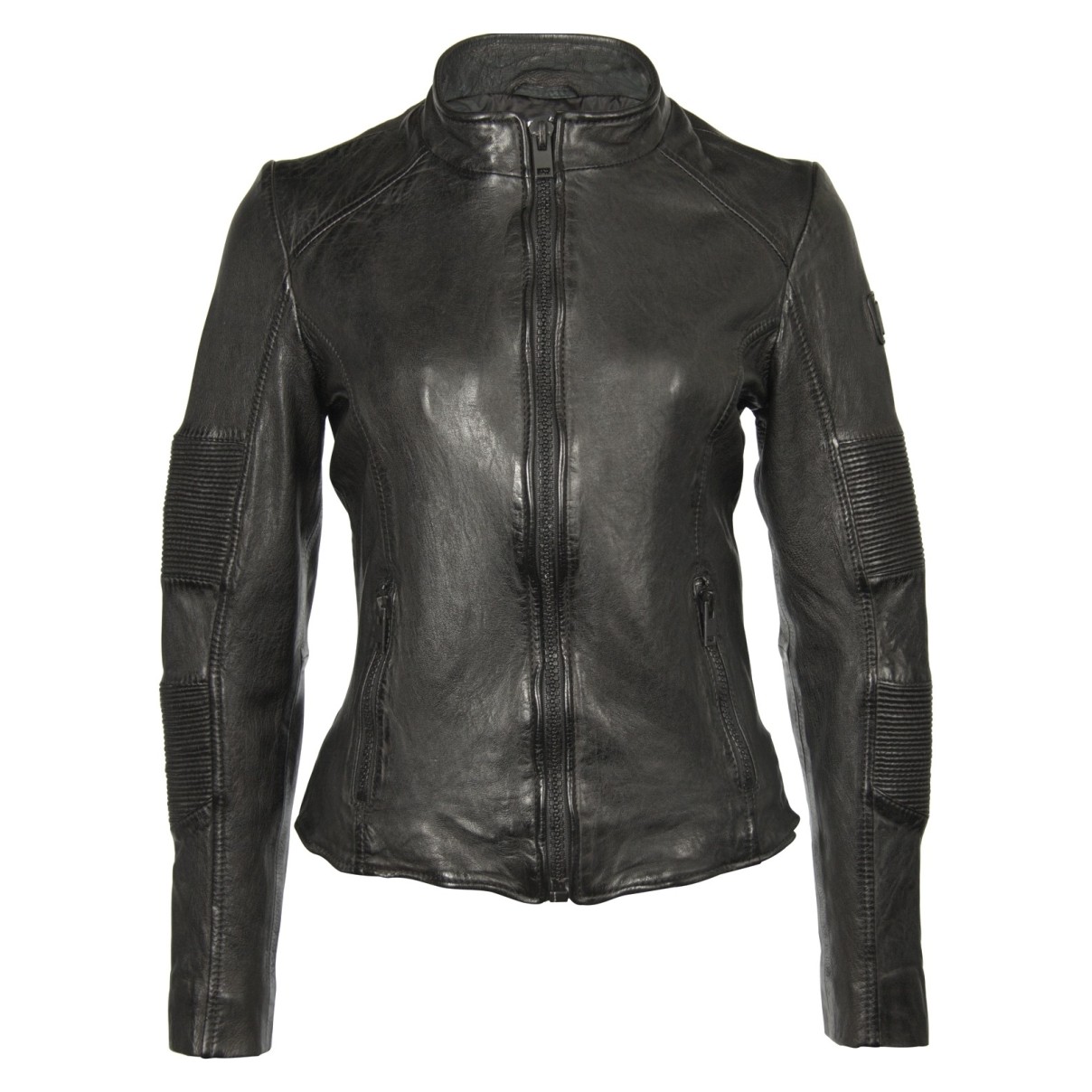 Geaca din Piele Naturala Dama Gipsy Neagra Promise SF LVW – IMBRACAMINTE