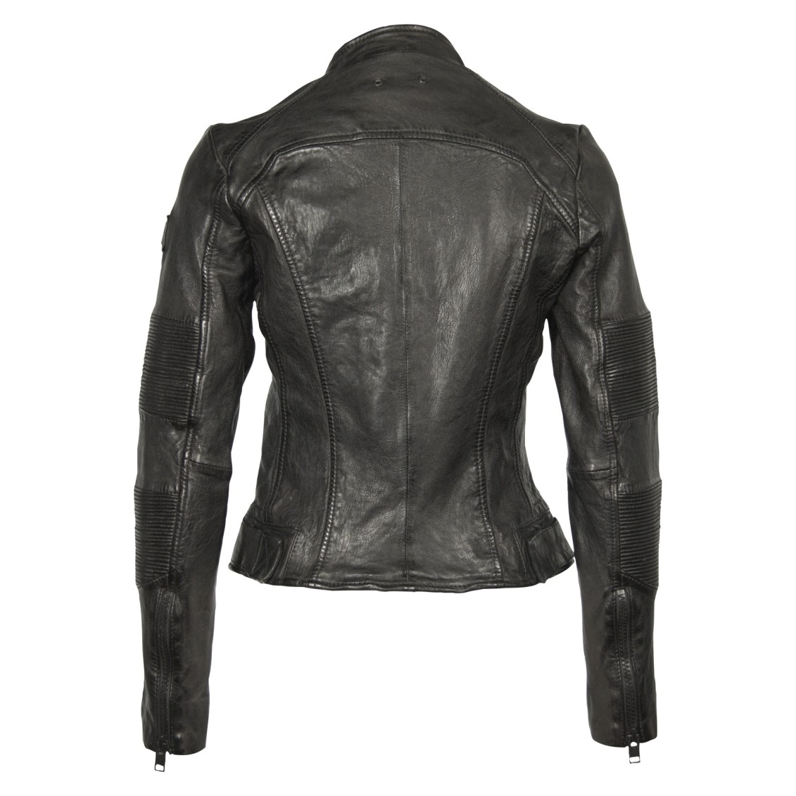 Geaca din Piele Naturala Dama Gipsy Neagra Promise SF LVW – IMBRACAMINTE