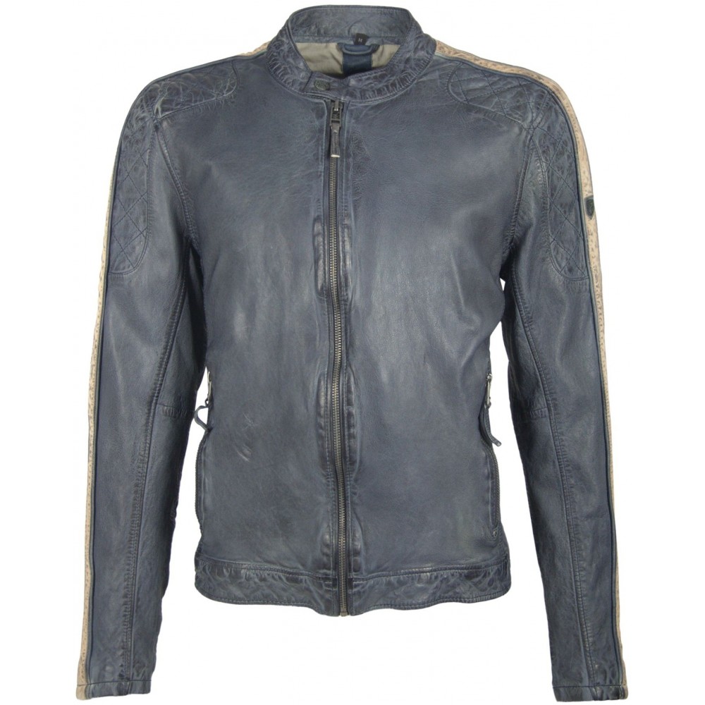 Geaca de Piele Naturala Barbati Gipsy Bleumarin Quinto SF LEGVW Geaca de Piele Naturala Barbati Gipsy Bleumarin Quinto SF LEGVW - readytowear.ro