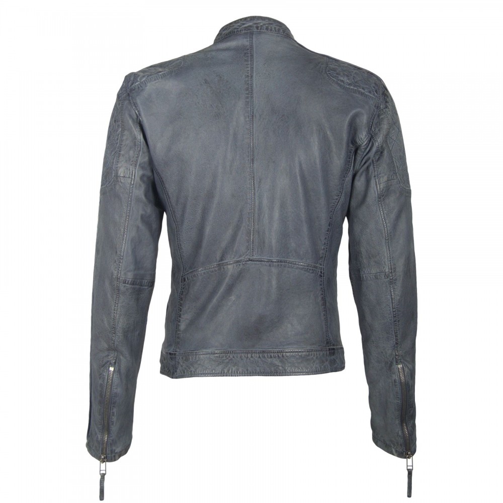 Geaca de Piele Naturala Barbati Gipsy Bleumarin Quinto SF LEGVW Geaca de Piele Naturala Barbati Gipsy Bleumarin Quinto SF LEGVW - readytowear.ro