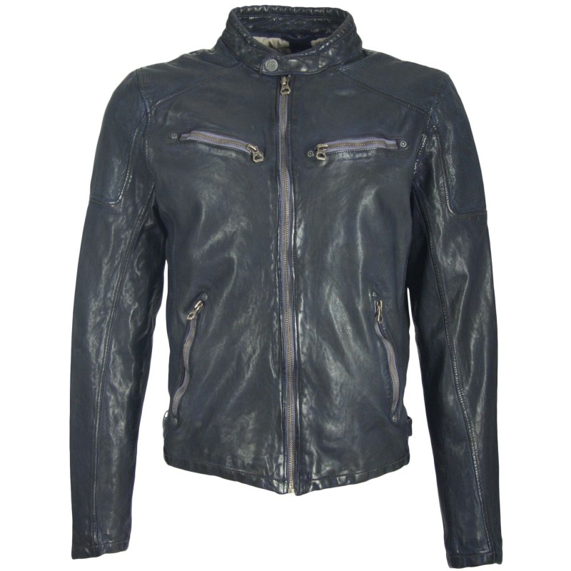 Geaca de Piele Naturala Barbati Gipsy Bleumarin Raik LAROV – IMBRACAMINTE Geaca de Piele Naturala Barbati Gipsy Bleumarin Raik LAROV – IMBRACAMINTE