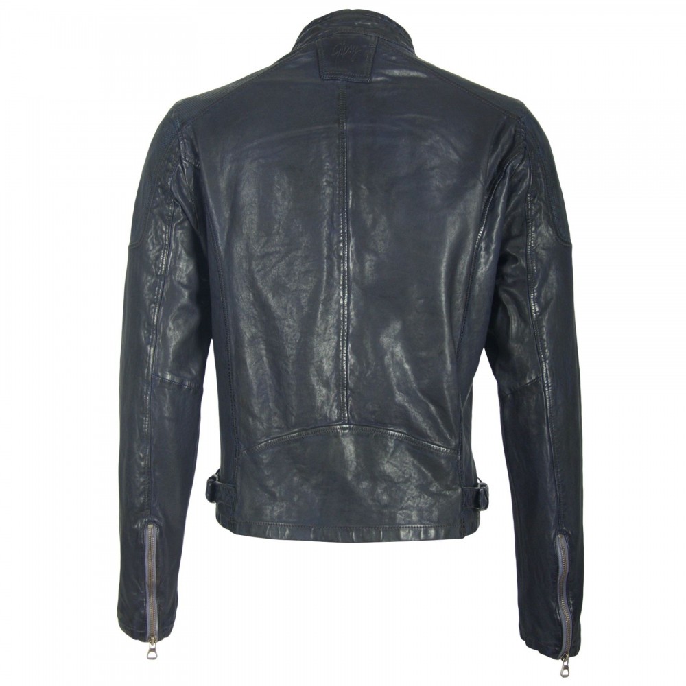 Geaca de Piele Naturala Barbati Gipsy Bleumarin Raik LAROV Geaca de Piele Naturala Barbati Gipsy Bleumarin Raik LAROV - readytowear.ro