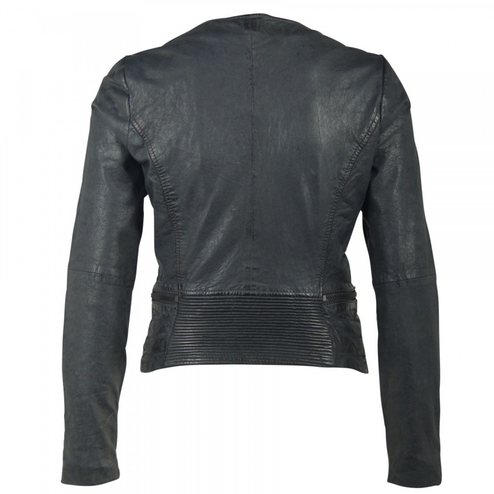 Geaca de Piele Naturala Dama Gipsy Neagra Rain SF LCOUNTV Geaca de Piele Naturala Dama Gipsy Neagra Rain SF LCOUNTV - readytowear.ro