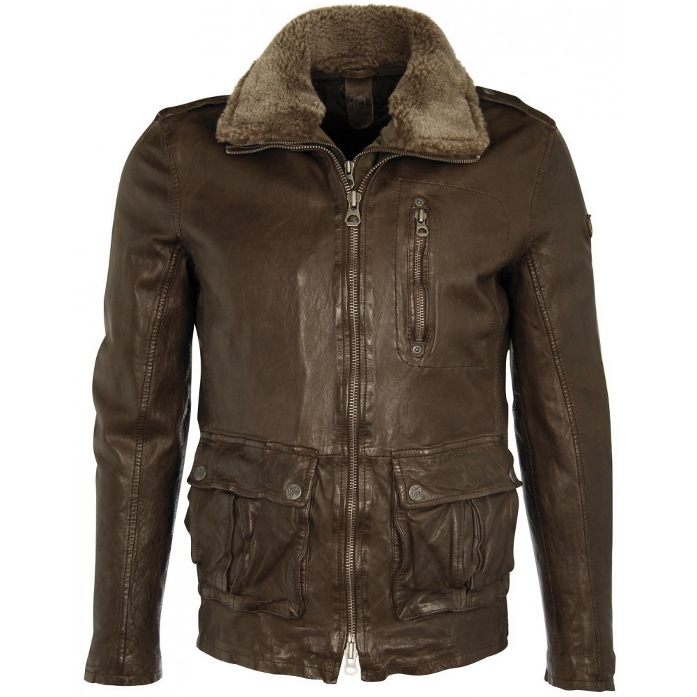 Geaca de Piele Naturala Barbati Gipsy Maro Ramiro SF LAWOV W - readytowear