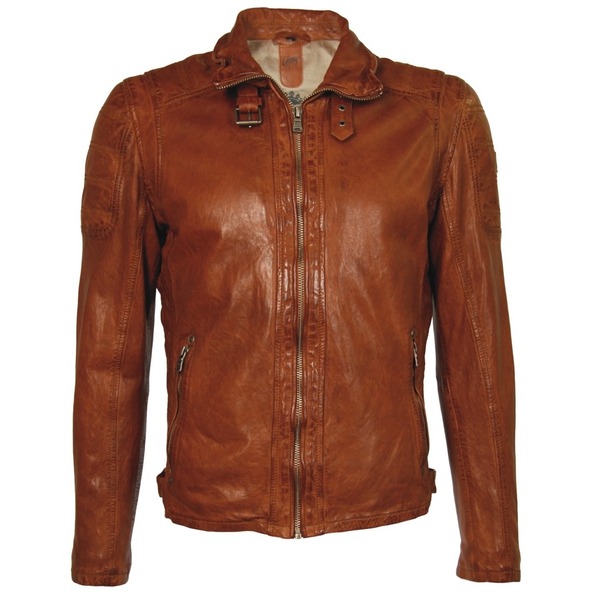 Geaca de Piele Barbati Gipsy Coniac Ramos LAWOV – Black Friday Geaca de Piele Barbati Gipsy Coniac Ramos LAWOV – Black Friday