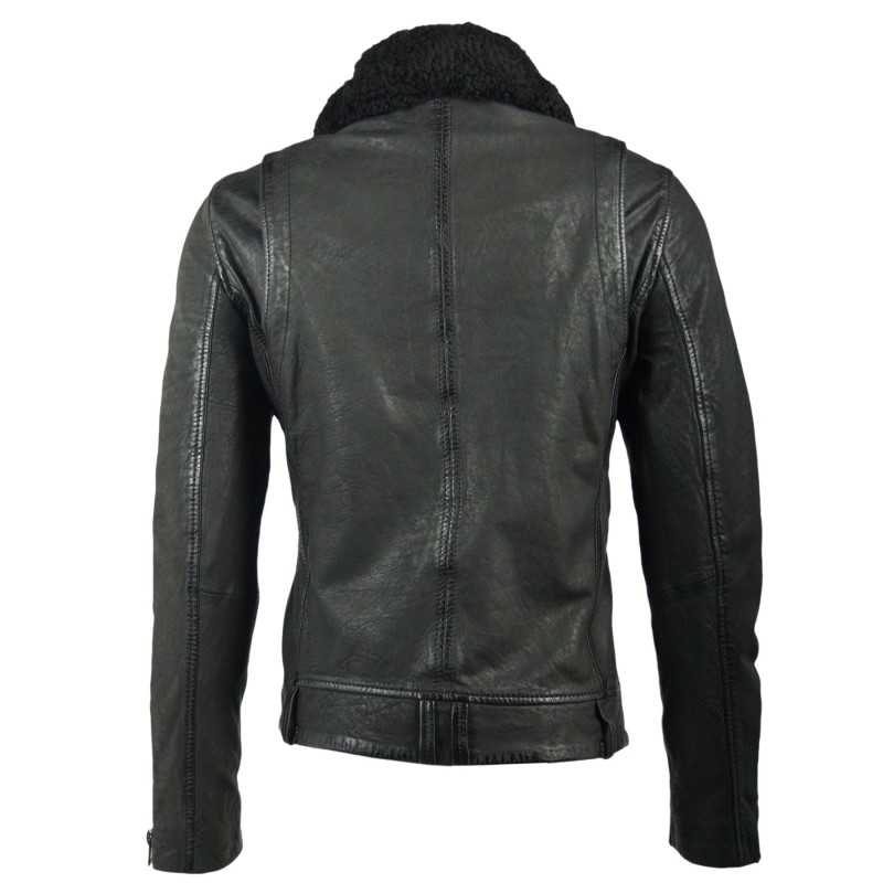 Geaca de Piele Naturala Barbati Gipsy Neagra Ramzey W18 SF NSLCOUNTV – IMBRACAMINTE Geaca de Piele Naturala Barbati Gipsy Neagra Ramzey W18 SF NSLCOUNTV – IMBRACAMINTE