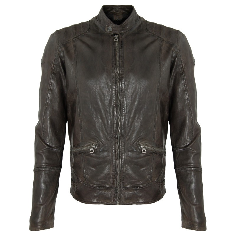 Geaca de Piele Naturala Barbati Gipsy Olive Raol LAWOV – IMBRACAMINTE Geaca de Piele Naturala Barbati Gipsy Olive Raol LAWOV – IMBRACAMINTE