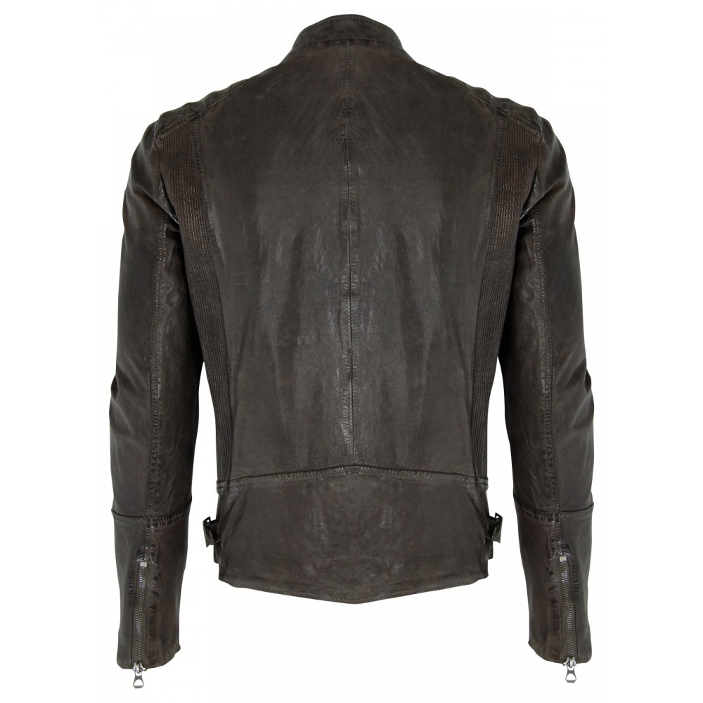 Geaca de Piele Naturala Barbati Gipsy Olive Raol LAWOV Geaca de Piele Naturala Barbati Gipsy Olive Raol LAWOV - readytowear.ro