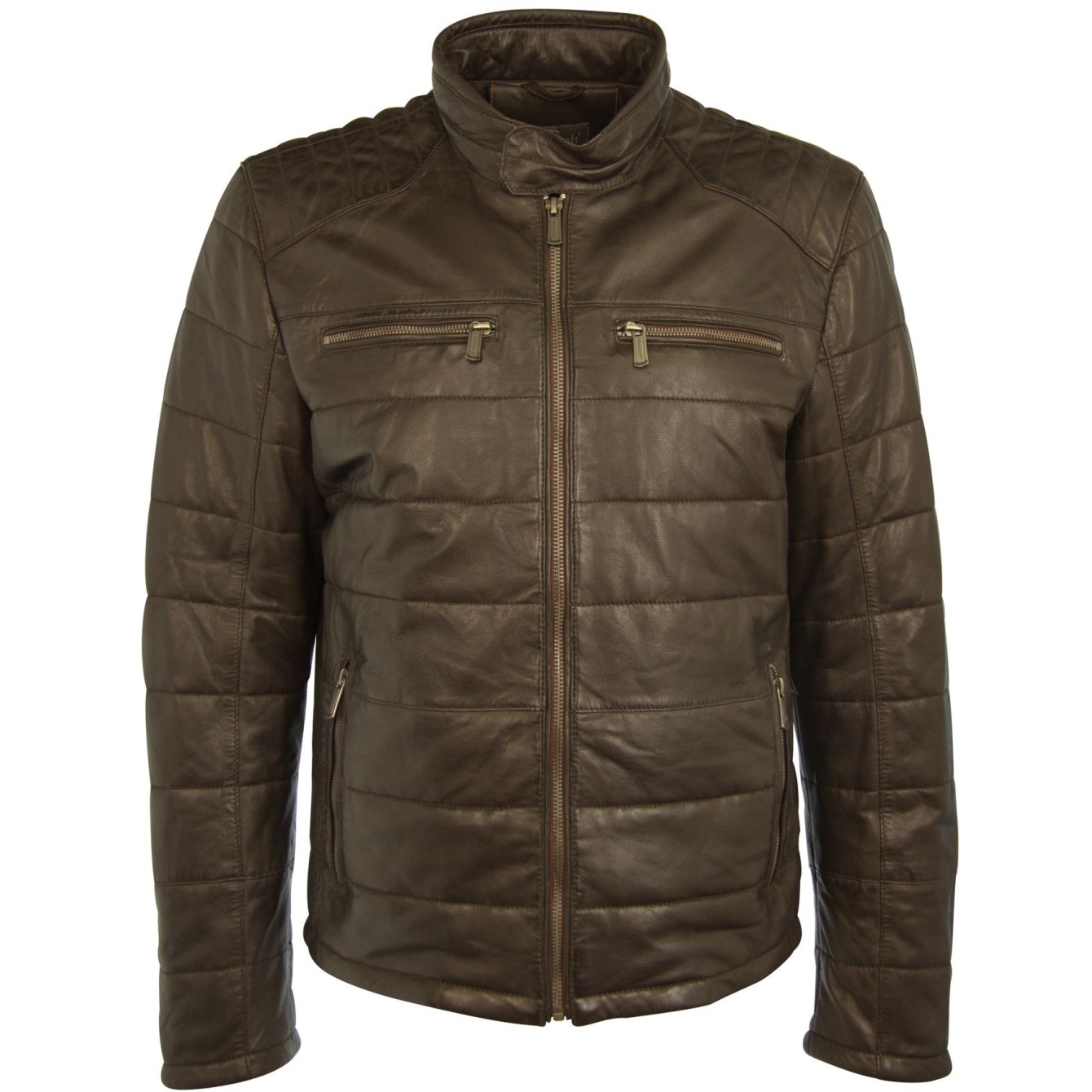 Geaca de Piele Naturala Barbati Gipsy Maro Inchis Raven LNSV W – IMBRACAMINTE