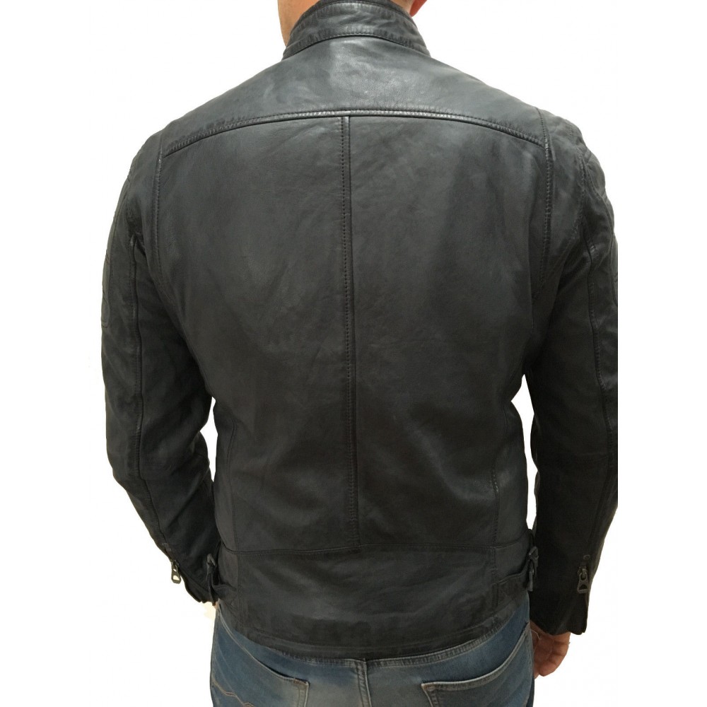 Geaca de Piele Barbati Gipsy Antracit Rick SF LVW Geaca de Piele Barbati Gipsy Antracit Rick SF LVW - readytowear.ro