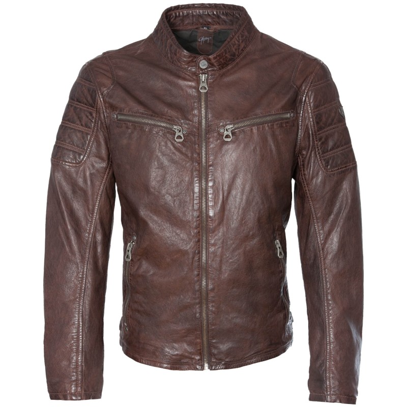 Geaca de Piele Barbati Gipsy Maro inchis Rick SF LVW – IMBRACAMINTE Geaca de Piele Barbati Gipsy Maro inchis Rick SF LVW – IMBRACAMINTE