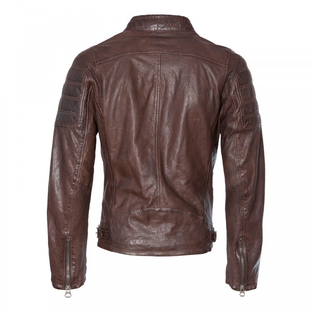 Geaca de Piele Barbati Gipsy Maro inchis Rick SF LVW Geaca de Piele Barbati Gipsy Maro inchis Rick SF LVW - readytowear.ro