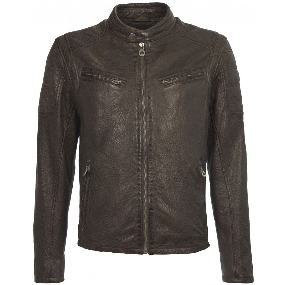 Geaca de Piele Naturala Barbati Gipsy Maro Riley 2 NSLBV - readytowear