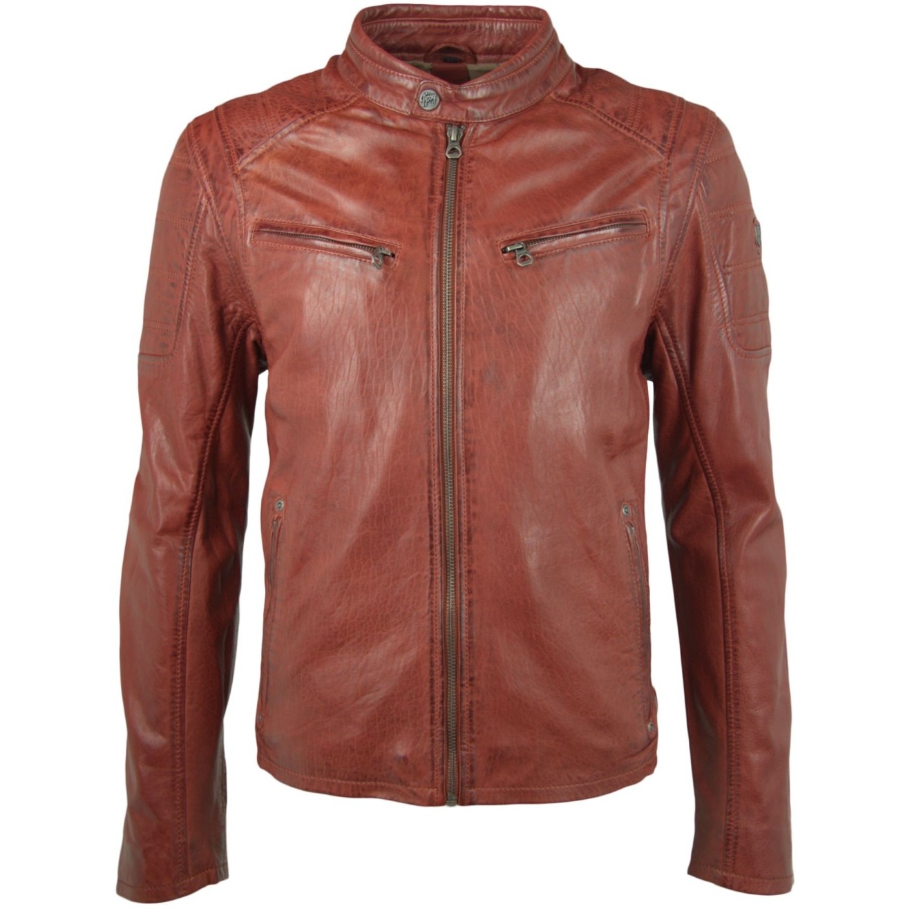 Geaca de Piele Naturala Barbati Gipsy Paprika Riley 2 NSLBV – IMBRACAMINTE