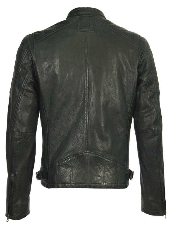 Geaca de Piele Naturala Barbati Gipsy Verde Riley 2 SF NSLBV – Black Friday — fotografia 2