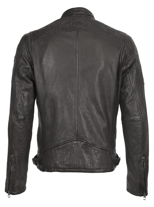 Geaca de Piele Naturala Barbati Gipsy Neagra Riley 2 SF NSLBV – IMBRACAMINTE — fotografia 2