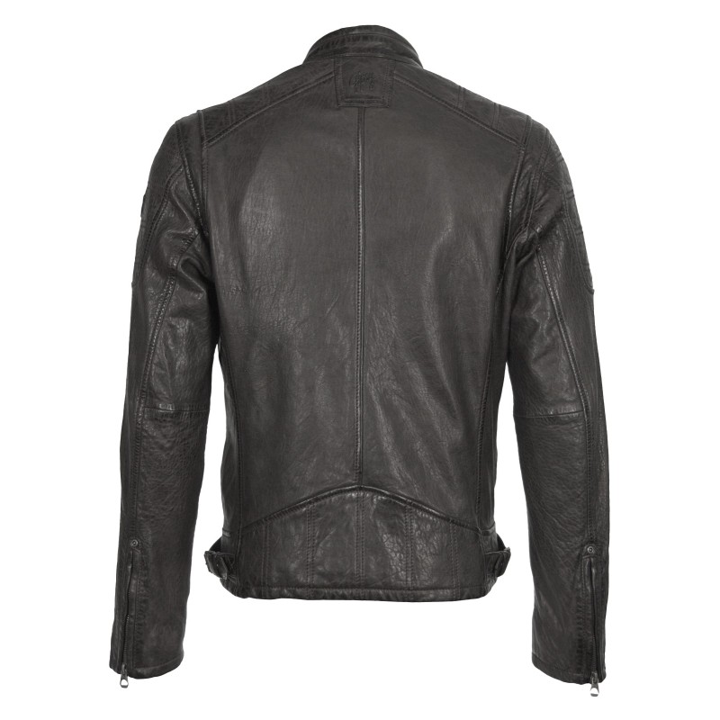 Geaca de Piele Naturala Barbati Gipsy Neagra Riley 2 SF NSLBV – IMBRACAMINTE