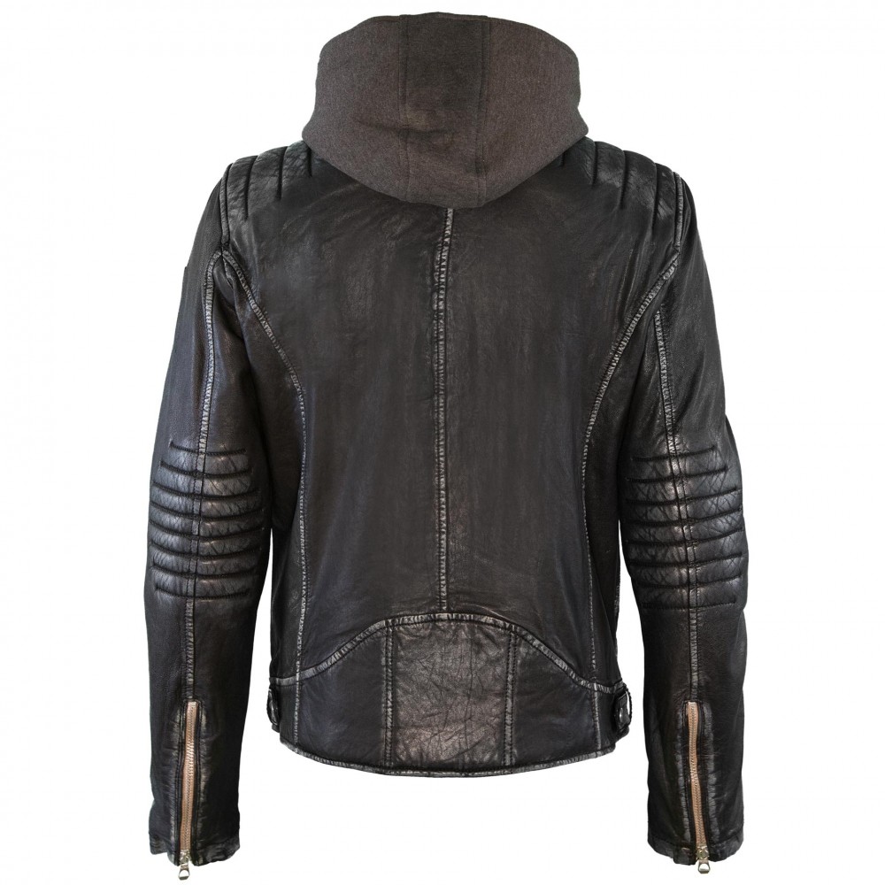 Geaca de Piele Naturala Barbati Gipsy Neagra Vintage Rio 2 LULV Geaca de Piele Naturala Barbati Gipsy Neagra Vintage Rio 2 LULV - readytowear.ro