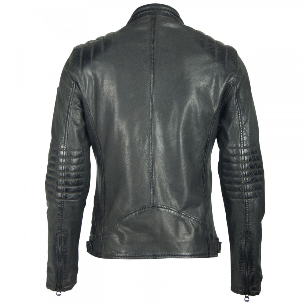 Geaca de Piele Naturala Barbati Gipsy Antracit Rio NZLVT Geaca de Piele Naturala Barbati Gipsy Antracit Rio NZLVT - readytowear.ro