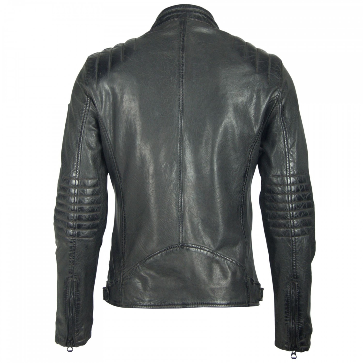 Geaca de Piele Naturala Barbati Gipsy Antracit Rio NZLVT – IMBRACAMINTE