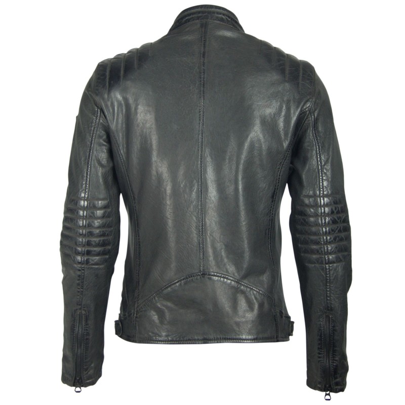 Geaca de Piele Naturala Barbati Gipsy Antracit Rio NZLVT – IMBRACAMINTE Geaca de Piele Naturala Barbati Gipsy Antracit Rio NZLVT – IMBRACAMINTE