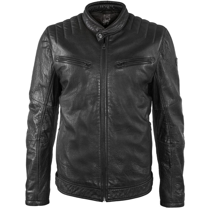 Geaca de Piele Naturala Barbati Gipsy Neagra Rio NZLVT – IMBRACAMINTE Geaca de Piele Naturala Barbati Gipsy Neagra Rio NZLVT – IMBRACAMINTE