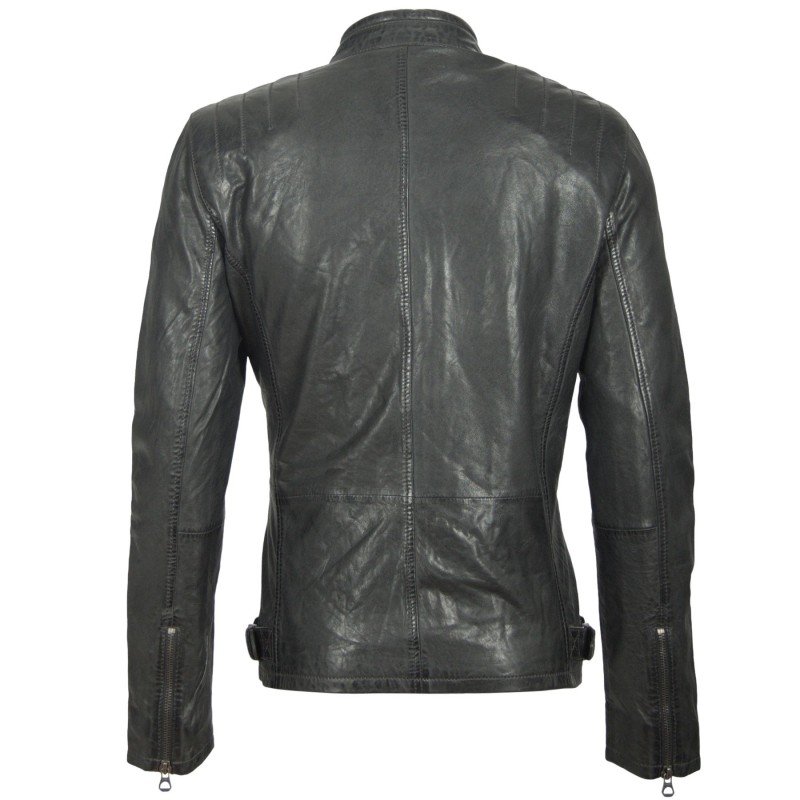 Geaca de Piele Naturala Barbati Gipsy Antracit Rio S19 NZLVT – IMBRACAMINTE Geaca de Piele Naturala Barbati Gipsy Antracit Rio S19 NZLVT – IMBRACAMINTE