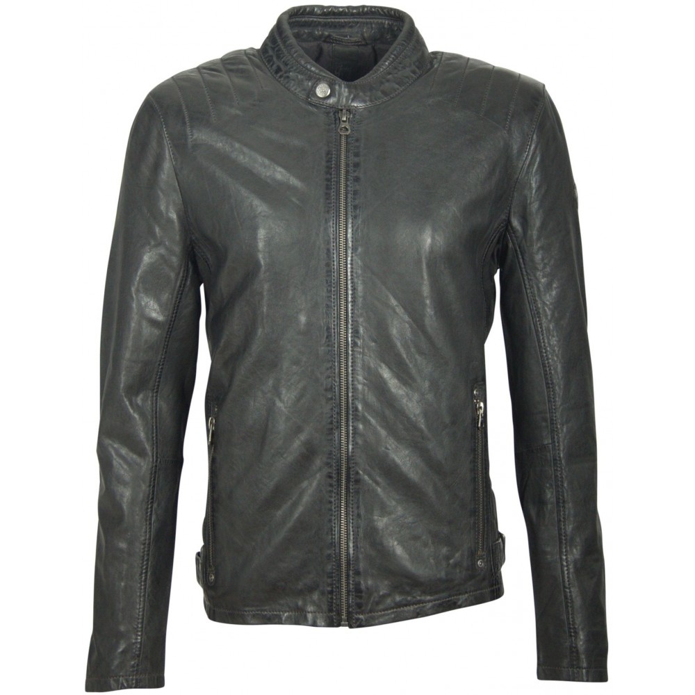 Geaca de Piele Naturala Barbati Gipsy Antracit Rio S19 NZLVT Geaca de Piele Naturala Barbati Gipsy Antracit Rio S19 NZLVT - readytowear
