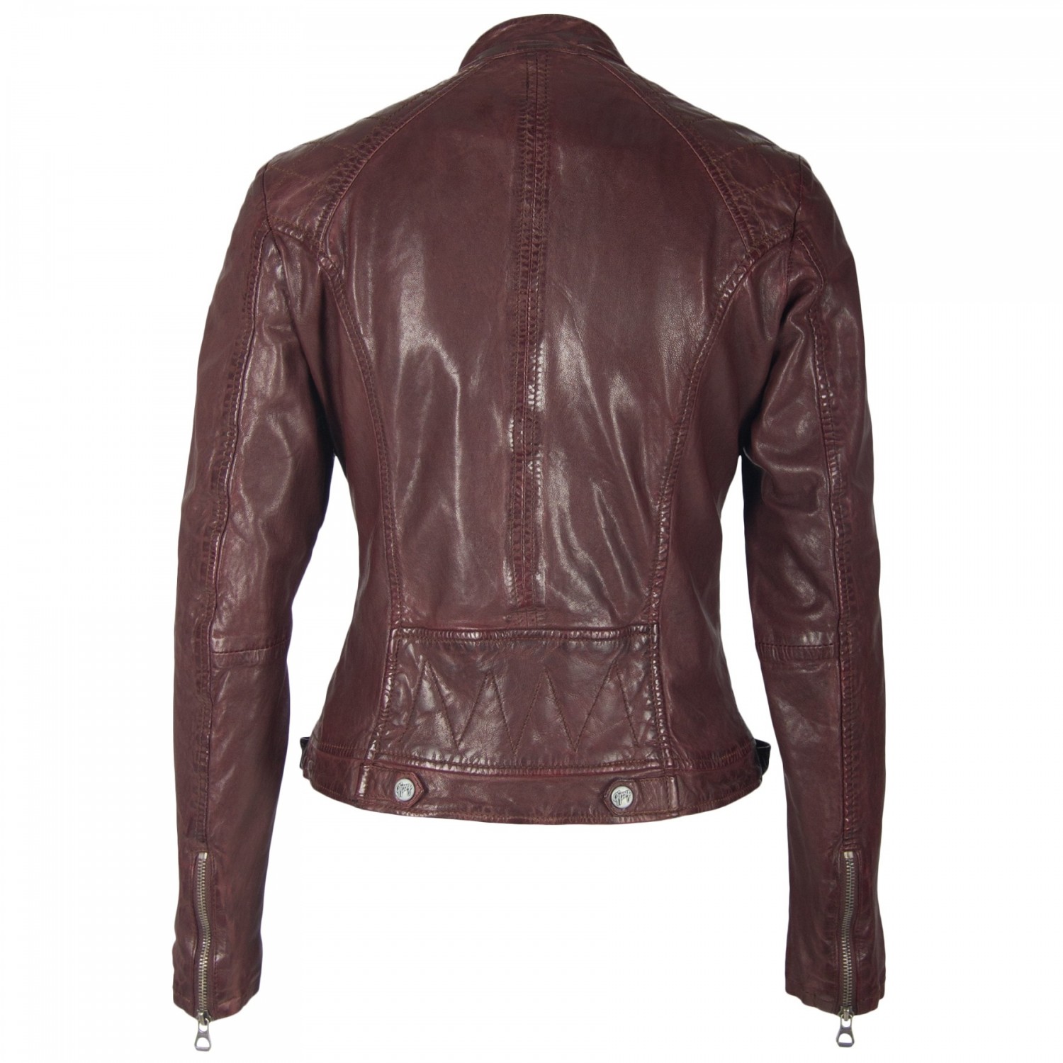 Geaca de Piele Naturala Dama Gipsy Visinie Roxie LVTW – IMBRACAMINTE