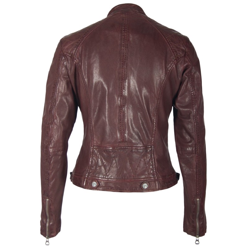 Geaca de Piele Naturala Dama Gipsy Visinie Roxie LVTW – IMBRACAMINTE Geaca de Piele Naturala Dama Gipsy Visinie Roxie LVTW – IMBRACAMINTE